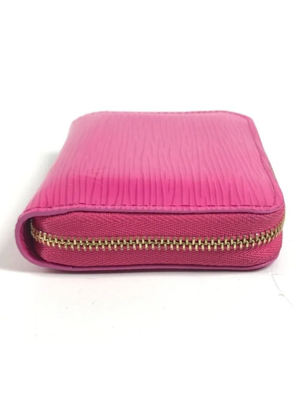 Louis Vuitton Coin Case LV TM Zippy Purse Epi Leather Pink
